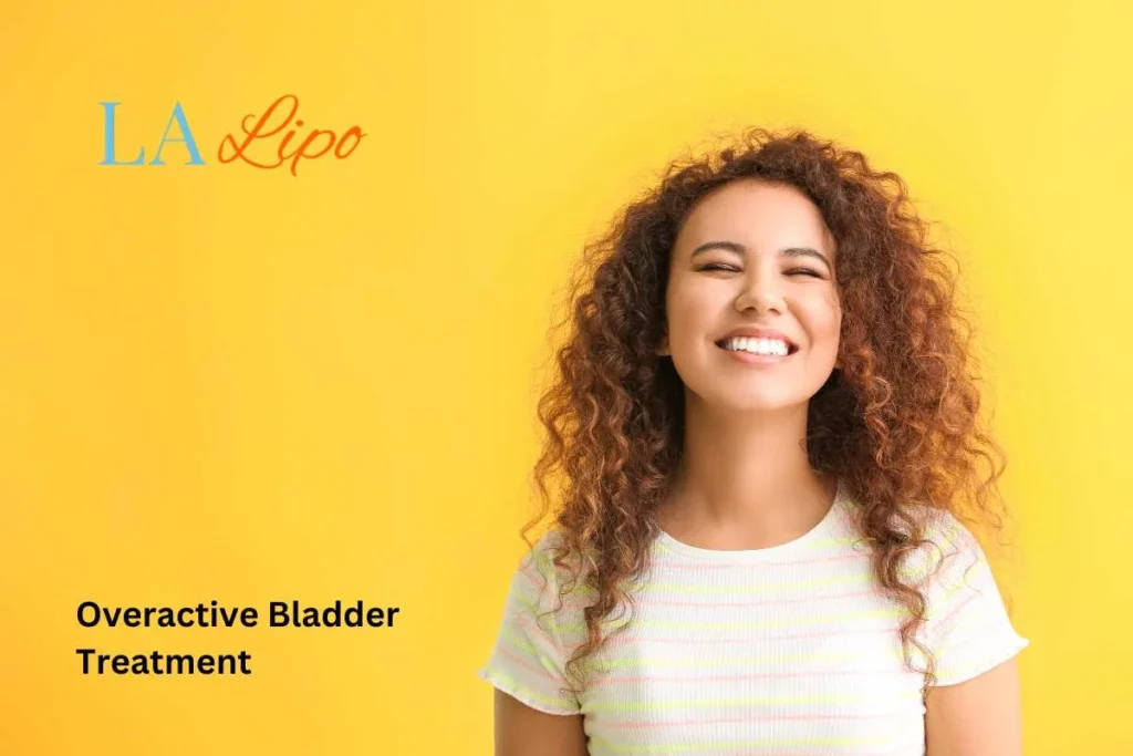 woman smiling about overactive bladder treatment Rayleigh solutions